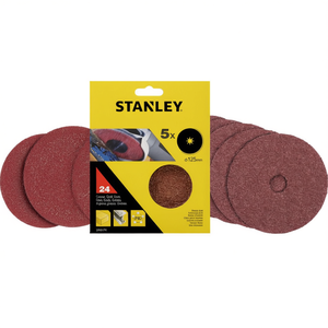 แผ่นขัดไฟเบอร์สแตนลีย์ขนาด 125 มม. สำหรับเครื่องเจียร - Product Image 2