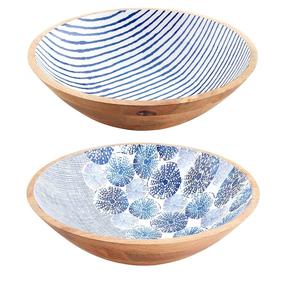 Ensaladera de madera de acacia de primera calidad Plato para servir para ensaladas frescas y frutero para una cena elegante A bajo precio. - Product Image 5