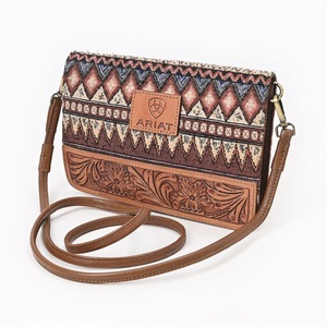 Bolso grande con cremallera para mujer de América occidental, de cuero bolso de hombro PU, característica impermeable, Color sólido, moda para todas las estaciones - Product Image 2