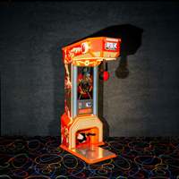 Nouvelle machine d'arcade de basket-ball et de boxe PK Punch Kick Street avec écran LED, orange, en plastique ABS et cadre métallique, 175W, 351 Lbs