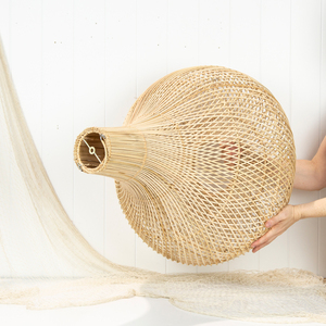 <b>Hanging</b> Wicker <b>Lampshades</b> and Lights Dinning Lamp Pendant Light for bar Restaurant Ceiling Rattan Lamps - Product Image 6