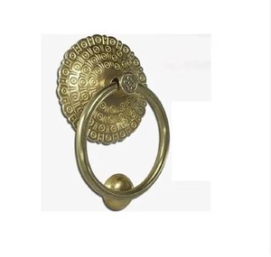 Manufacturer Polished Chrome Brass & Steel Round Ring Door Pull Knockers with Modern Design for Villa Use - Product Image 3
