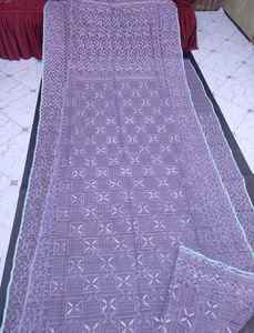 Hot Sale Dhakai Jamdani Sharee Export Quality for Women JAMDANI <b>FABRIC</b> Blue <b>RED</b> GREEN Golden Sky Blue From Bangladesh - Product Image 2