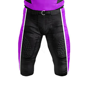Uniforme de football américain à manches courtes respirant sur mesure de haute qualité pour hommes 100% polyester - Product Image 4