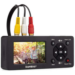 SoundBeast Video Capture <b>Box</b> 2.0 Record Video & Audio from VCR, VHS, AV, RCA, S-Video, Hi8, Camcorder, DVD, Cassette Tape - Product Image 1