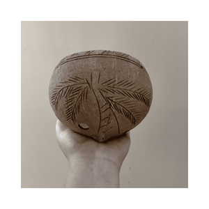 Cuenco con diseño de concha, cuenco artístico grabado, material: concha natural; uso: decoración del hogar; origen: trabajo artesanal de Vietnam - Product Image 5