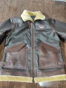 <b>Men</b> 100% Premium Genuine Leather <b>Jackets</b> Wholesale Fur Collar Design <b>Jacket</b> For <b>Men</b> Trending Breathable <b>Sheepskin</b> <b>Jackets</b> - Product Image 4