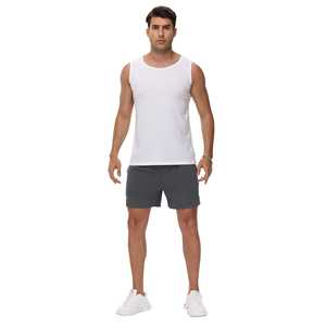 Pantalones cortos de entrenamiento cómodos para hombre, pantalones cortos de entrenamiento de secado rápido ajustables, transpirables, de Color sólido, pantalones cortos de fútbol deportivos personalizados para hombre - Product Image 5