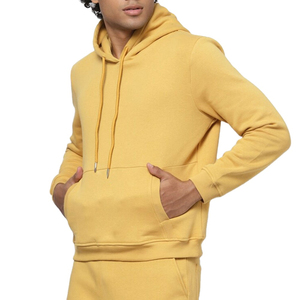 Basics Winter Sweat à capuche oversize pour homme en polaire, personnalisable (impression et broderie), respirant, écologique, couleurs unies et teintes unies - Product Image 4