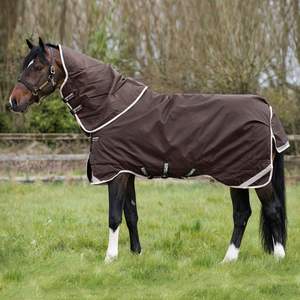 Alfombra de caballo impermeable de invierno Premium al mejor precio, mantas de caballo más vendidas con carcasa de tela de ajuste Premium - Product Image 2
