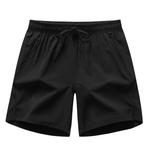 Custom 100% Polyester Interlock Moisture Wicking Blank <b>Plain</b> Solid Drawstring Casual Shorts Active Outdoor ShortsDDP shipping - Product Image 1