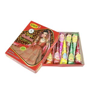 AFRIN <b>Henna</b> Mehandi Cone Pack of 12 (30gm Each) | Dulhan Spacial - Product Image 1