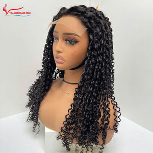 Oferta Especial: Pelucas de Cabello Humano Rizado Pixie de Lujo, Cabello Virgen Vietnamita - Peluca de Cabello Humano con Doble Trama Invisible HD Lace, Pelucas Vietnamitas - Product Image 6