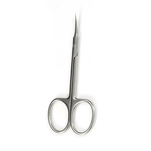 Ciseaux à ongles de beauté en acier inoxydable allemand Lame incurvée de 4 pouces Ciseaux à ongles à cuticules à lame fine et tranchante - Product Image 1