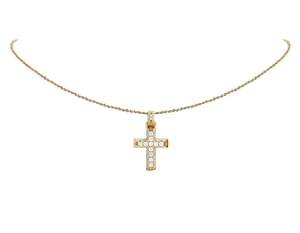 Colgante de Cruz religiosa moderna chapada en oro amarillo de plata S925, joyería de Hip Hop totalmente helada, Diamante de moissanita, religioso único - Product Image 3