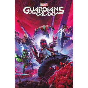 Modern Guardians of the Galaxy <b>Poster</b> Durable Paper Wall Cover for Video Games - Product Image 1