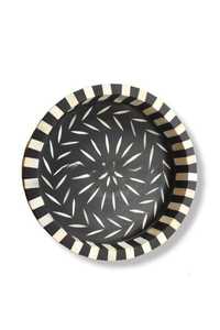 Bandeja de servicio hecha a mano con incrustaciones de hueso de Medina de lujo, diseño árabe artístico con personalizado para el restaurante del hogar y el uso de decoración de Ramadán - Product Image 5