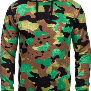 Sudaderas con capucha de sublimación Sudadera con capucha de poliéster Fleece Winter Wear Pullover Sudadera con capucha impresa personalizada para hombres Transpirable Oem - Product Image 6