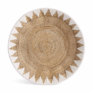 Panier mural en écorce de banane naturelle de haute qualité au meilleur prix, bol à fruits naturel et blanc fait à la main au Vietnam - Product Image 1