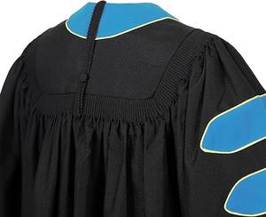 Toga de Graduación Doctoral de Lujo Unisex y Capucha Doctoral de 8 Lados, Paquete de Toca para Toga Académica - Product Image 3