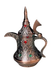 โลหะ dallah สะท้อนให้เห็นถึงศิลปะของวัฒนธรรมที่กาแฟทุกถ้วยนำความอบอุ่นของ2k25ต้อนรับมาใหม่ - Product Image 3