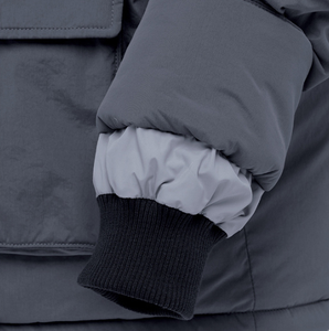 [MARK] Veste matelassée d'hiver pour homme MK-686 de marque coréenne OEM ODM, vêtement de travail décontracté, uniforme, nylon durable, 100% rembourrage épais, coupe-vent - Product Image 4