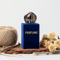 Botol Parfum Kaca Kosong Desain Mewah Unik 100ml Tanpa Tutup Sekrup untuk Penggunaan Kosmetik untuk Pria
