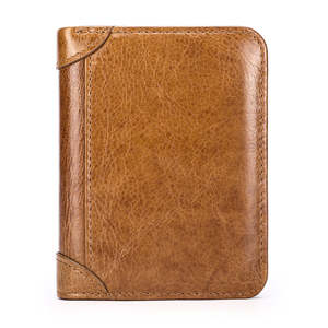 Smart Leather <b>Wallet</b> for Men Simple Stylish Everyday Companion <b>Compact</b> Lightweight Sublimation Printed for Cards - Product Image 1