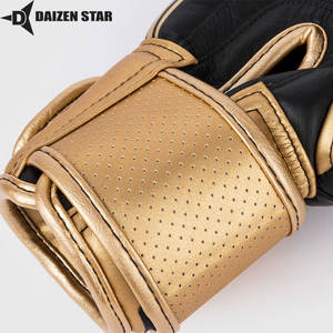 ถุงมือชกมวย PU ระดับมืออาชีพสำหรับฝึกซ้อมคิกบ็อกซิ่ง ระบายอากาศได้ดี ซับเหงื่อ ป้องกันรังสียูวี สายรัดข้อมือแบบตีนตุ๊กแก - Product Image 6