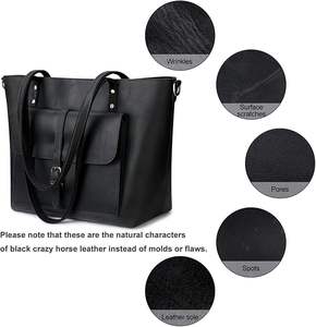 Sac à main en cuir marron de qualité supérieure pour femmes, sac fourre-tout classique avec un design moderne, sac à main en cuir décontracté pour femmes au prix le plus bas - Product Image 2