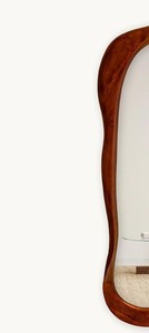 Espejo de pared de madera ecológico artesanal declaración decorativa de boda de lujo moderna para interiores - Product Image 5