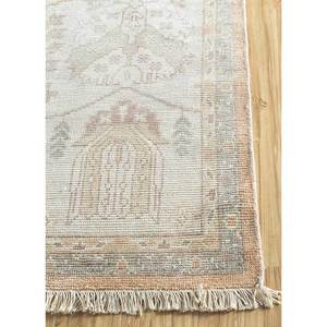 พรมไหมถักมือสีเบจน้ำตาลลายเหรียญกุลมาร์ก สำหรับห้องนั่งเล่น พรมปูพื้นทางเดิน รูปทรงสี่เหลี่ยมผืนผ้า ลายจิ๊กซอว์ สำหรับวัยรุ่น-GSL-1006 - Product Image 4