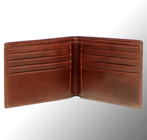 Portefeuilles en cuir de carte de crédit protégés par Rfid note compartiment logo gaufrage personnaliser noir marron classique hommes portefeuilles en cuir - Product Image 1