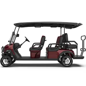 Tốt Nhất Bán 4 + 2 Chỗ Ngồi Nhanh Chóng Giá Mini Ghế Golf Buggy 4 Bánh Xe Điện Golf Giỏ Hàng