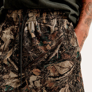 Bañador masculino de uso veraniego de primera calidad, pantalones cortos cómodos con diseño estampado de palmeras, pantalones cortos para nadar y bañar en la playa - Product Image 2