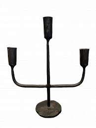 Exclusive Metal <b>Candle</b> <b>Holder</b> with Textured Surface Sturdy Base for Indoor <b>Outdoor</b> for Home Christmas Easter Decorations Events - Product Image 5