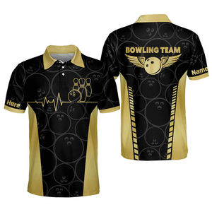 Camiseta de Bolos Clásica de Punto Elegante y Cómoda, Camiseta de Bolos Personalizada de Alta Calidad para Hombre, Camiseta de Polo Cómoda - Product Image 1