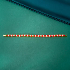 American Diamond Classic Gold-Plated <b>Bracelet</b> <b>for</b> Women and Girls Fashionable <b>Charm</b> Look - Product Image 3