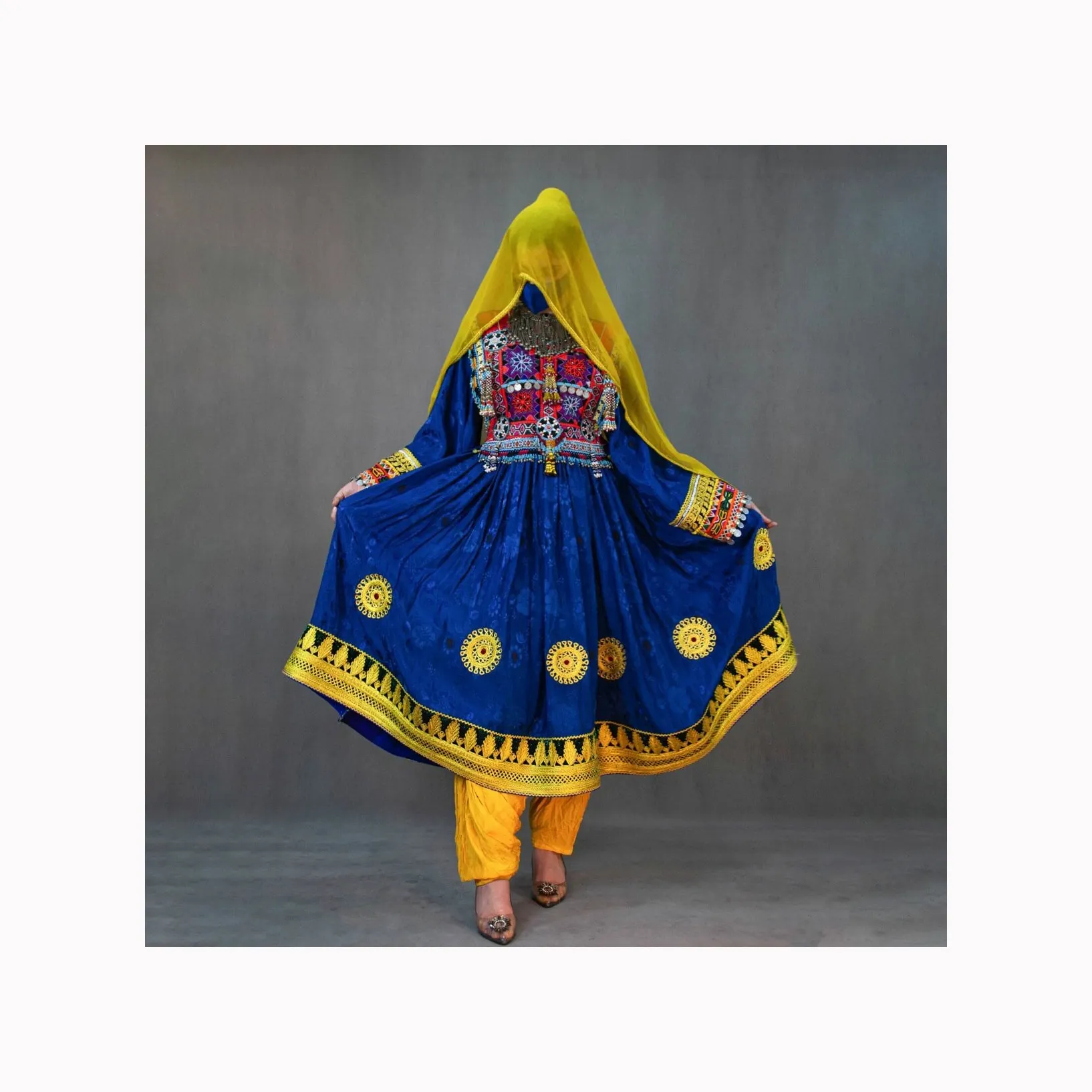 Kuchi afghanisches kleid afghanischer anzug ethnische afghanische traditionelle Kuchi-anzüge indigenen Afghanistan-Kleider Peshawar Pakistan