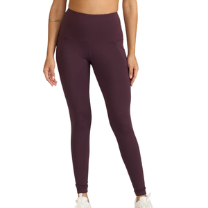 Pantalon de sport en nylon spandex taille haute pour femme, vêtements de sport extensibles à motif solide - Product Image 2