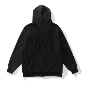 Sweat-shirts à capuche pour hommes de style streetwear, effet délavé à l'acide, logo personnalisé, sweat-shirt vintage pour hommes, délavé au soleil, très élégant, sweat-shirts pour hommes - Product Image 5