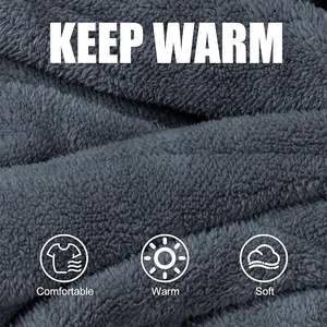 Chaqueta de trabajo de alta visibilidad para hombre, chaqueta de lona impermeable reflectante con forro de Cachemira - Product Image 5