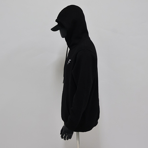 Custom Men's Cotton Fleece Solid Oversized Pullover Regular Fit <b>Running</b> Sweatshirt Professional Fitness Hoodies Gym Workout - Product Image 4
