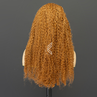 Perruque Lace Front Orange Gingembre, perruques brésiliennes de cheveux humains 360 Full Lace Ginger Red cheveux ondulés naturels en gros