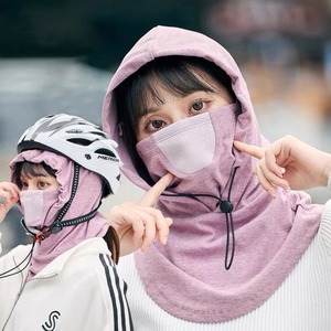 Balaclava personnalisée Y2K coupe-vent et chaude, couvre-visage intégral unisexe, capuche, cache-cou, randonnée, cyclisme, polyester/coton - Product Image 3