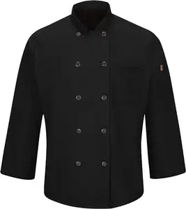 Custom Logo for your Chef Coat imprinting your custom logo high quality fabric for men 2023