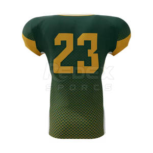 Prix de gros Maillot de football américain Nouvelle arrivée Maillot léger respirant à manches courtes avec logo sur le devant Fabriqué au Pakistan - Product Image 4