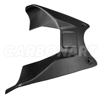 Carbonart - Carenado de Fibra de Carbono Real para Ducati Diavel V4, Protector de Tanque, Pieza de Repuesto/Reparación