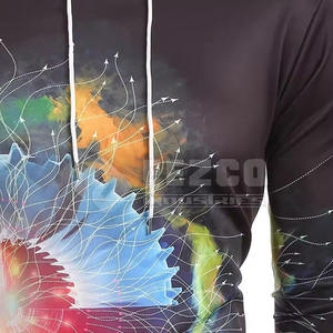 Sudaderas con capucha de mezcla de algodón básicas con logotipo personalizado 2025, sudaderas con capucha de sublimación al por mayor, sudaderas con capucha de sublimación ligeras - Product Image 4