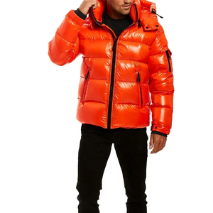 Veste d'hiver matelassée vestes matelassées légères personnalisées col montant fermeture à glissière fabricant OEM de vêtements d'extérieur - Product Image 1